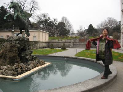 映画の舞台に 入りこんだ